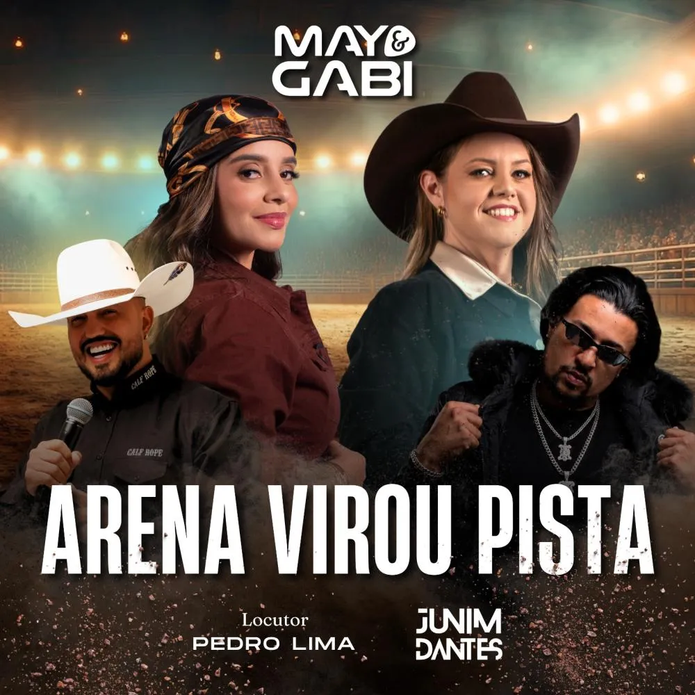 May & Gabi transformam arena em pista no novo lançamento “Arena Virou Pista”