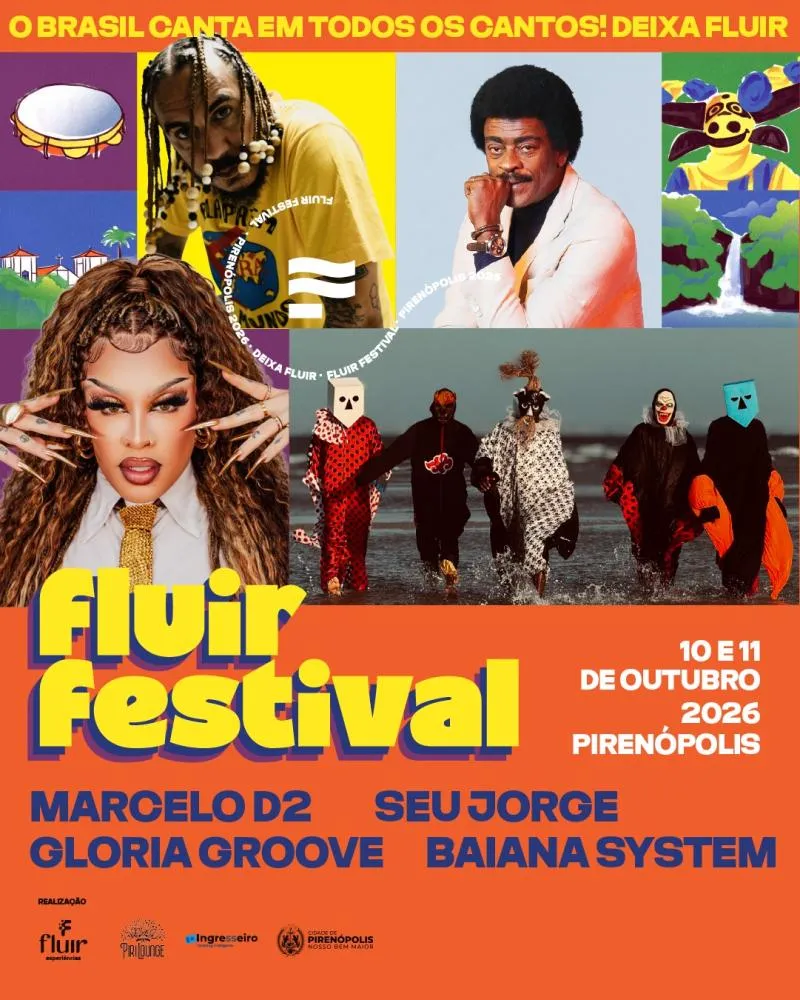 Fluir Festival anuncia programação completa com artistas de Goiás, DF e Minas Gerais